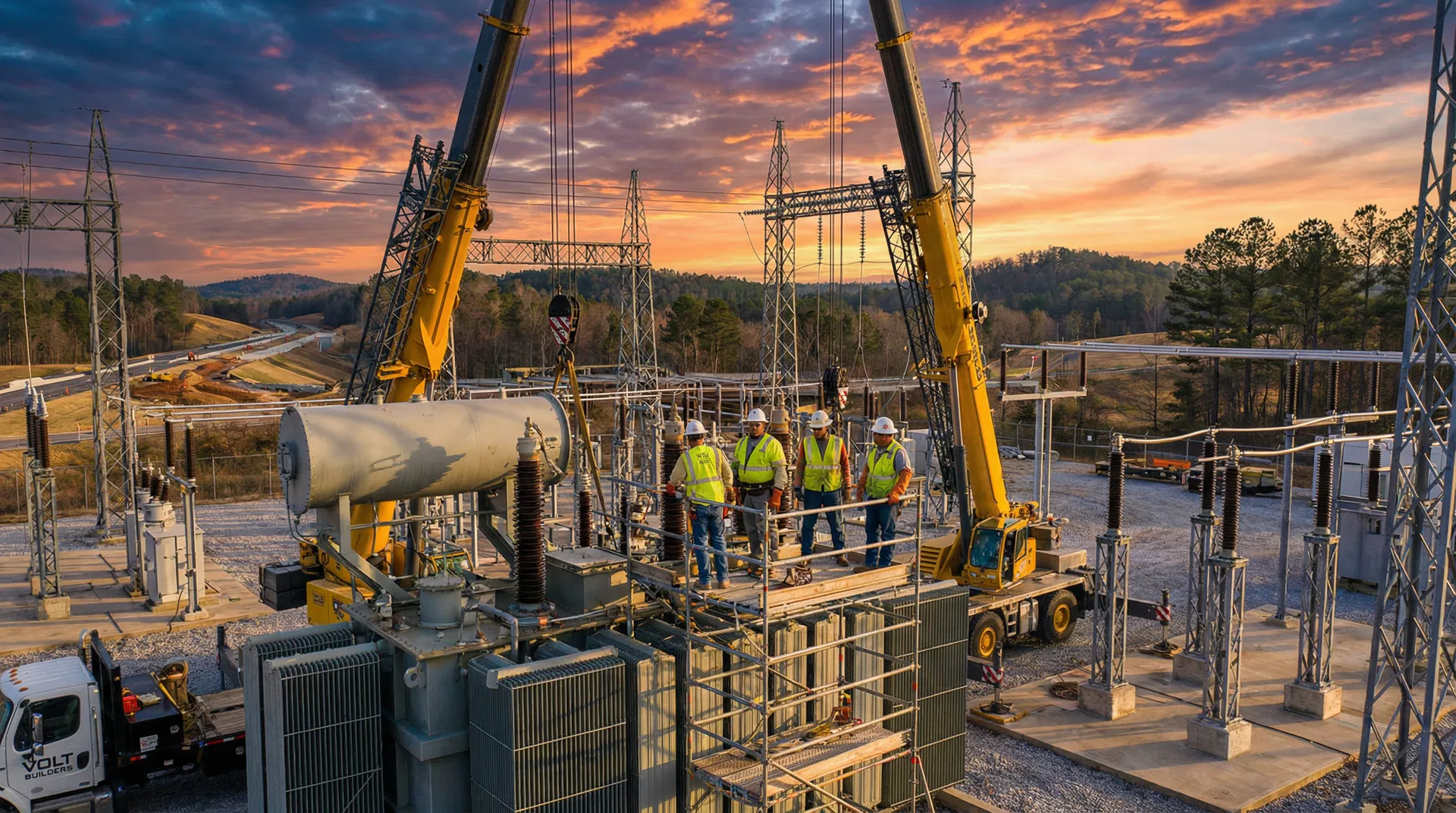 Substation construction